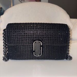 Marc Jacob’s Elegant Black Rhinestone Clutch
